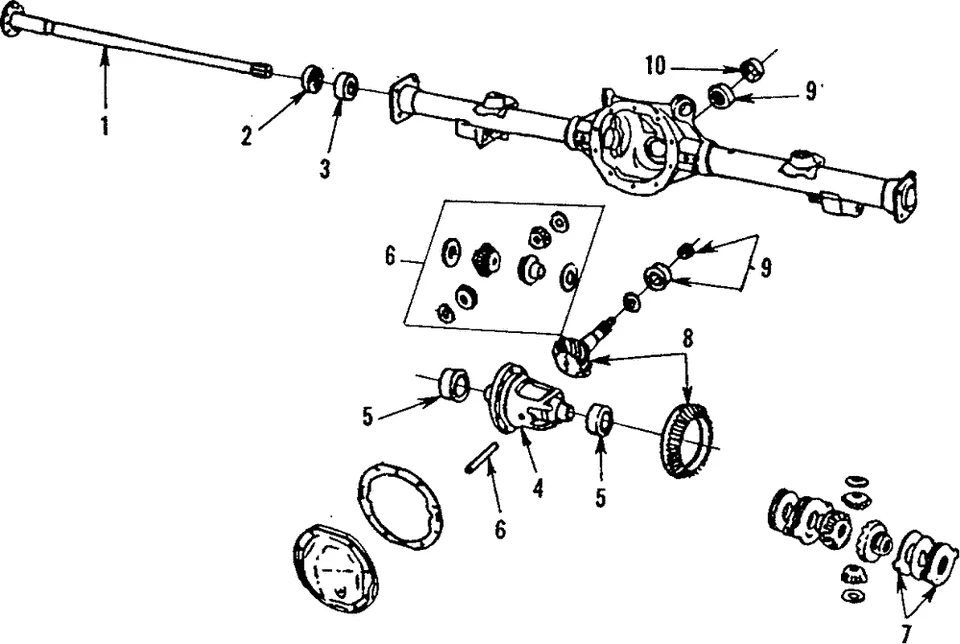 Genuine GM Front Differential Bearing with Cup and Cone 23312178 - Image 2 of 2