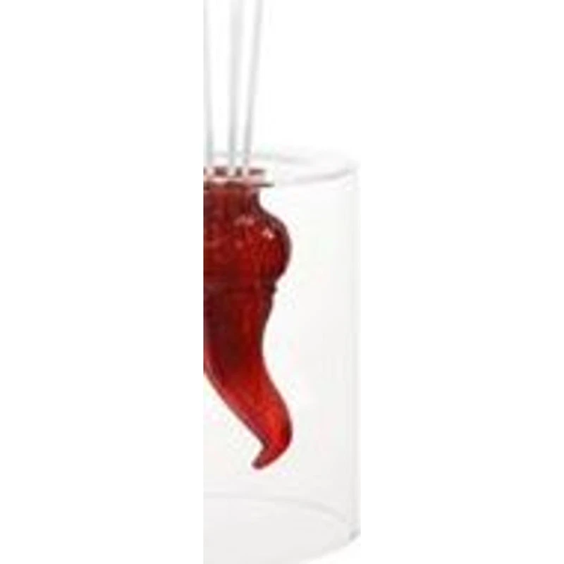 Diffusore di Fragranza Corno Rosso Portafortuna BRANDANI Vetro Bastoncini 60 ml, fotografia 6 di 9