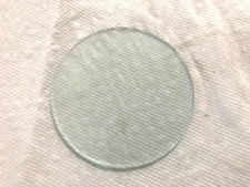 2 1/8" Flat Round Glass For Clock