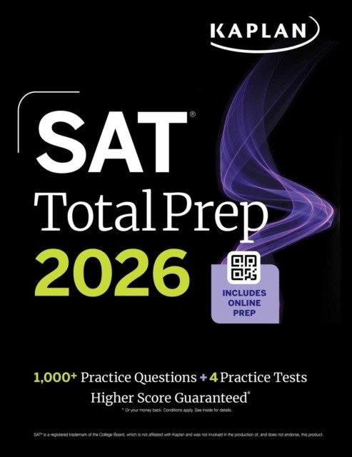 SAT Total Prep 2026: Includes 4 Full Length Practice Tests, 1,100+ Practice