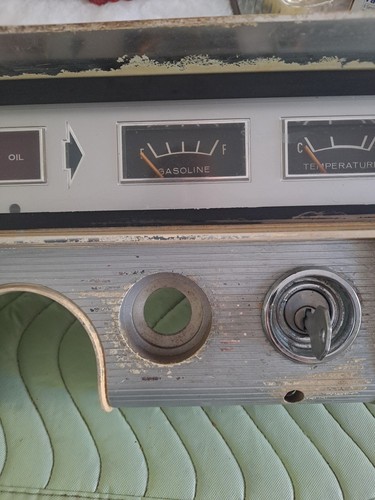 1964 64 1963 63 Dodge Dart Instrument Cluster OEM Mopar w/ IGNITION SWITCH & KEY - Picture 10 of 17