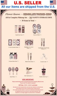 Flower Knows CHOCOLATE Wonder-Shop Series All-in Full Set Makeup