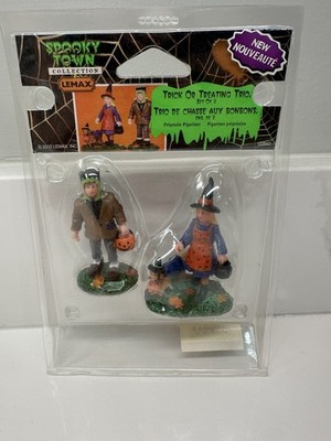 Lemax Spooky Town Collection Trick Or Treating Trio RETIRED