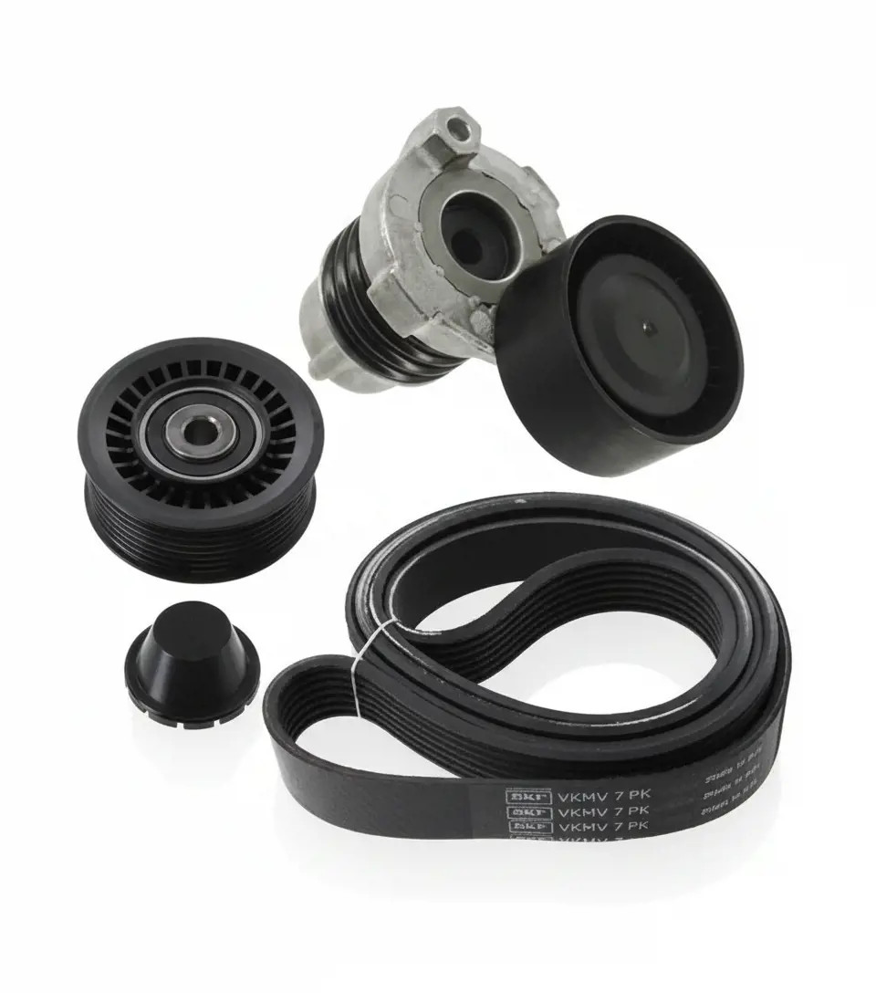 Kit cinghia trapezoidale multirighe VKMA 62182 SKF per RENAULT DACIA NISSAN