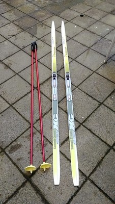 Langlaufski gebraucht, Marke Fischer, 195 cm, Bindung NNN( New Nordic Norm) 