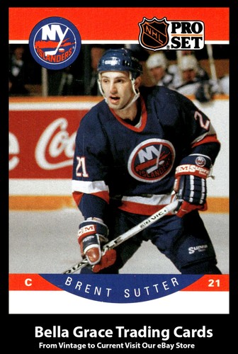1990 Pro Set Brent Sutter #191 card