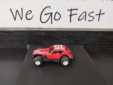 AW HO Dirt Track Modified RedWhite 15 , Resin Body, Custom Wheels, Tires