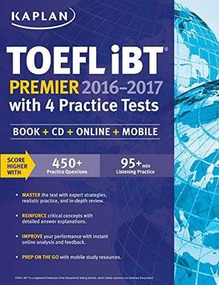 Kaplan TOEFL iBT Premier - Paperback, by Kaplan Test Prep - Very Good v