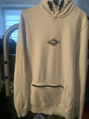 Quicksilver Kapuzensweatshirt Herren, Größe XS, Farbe Gebrochenes Weiß