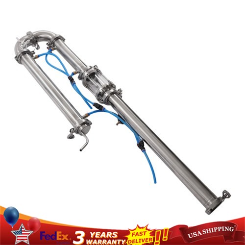Brew Wine Making Tool 2" in Stainless Still Moonshine Reflux Distilling Column