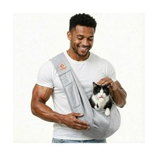 Tomkas Small Dog Sling Carrier - Cat Sling Carrier - Classic Pocket... Fast Ship