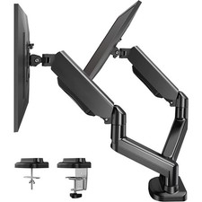  New - HUANUO HNDSK4 Dual Arm Monitor Stand Gas Spring Arms