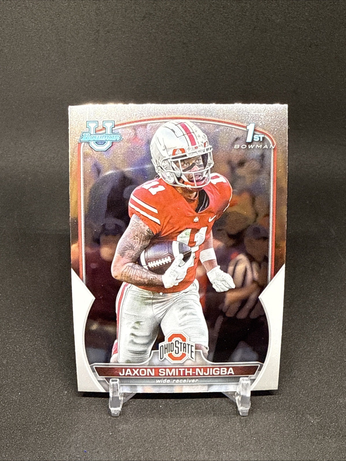 2022 Bowman Chrome U JAXON SMITH-NJIGBA #78 1st Bowman RC Buckeyes Seahawks