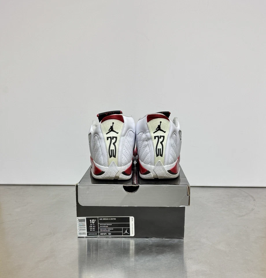 Talla 10.5 - Air Jordan 14 Retro 2014 Puntera Negra Foto 4 de 4