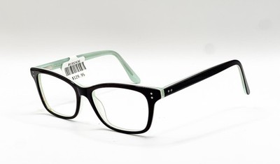 Chelsea Morgan CM 7007 BR Brown Green Rectangle Eyeglass Frames 52-16-140