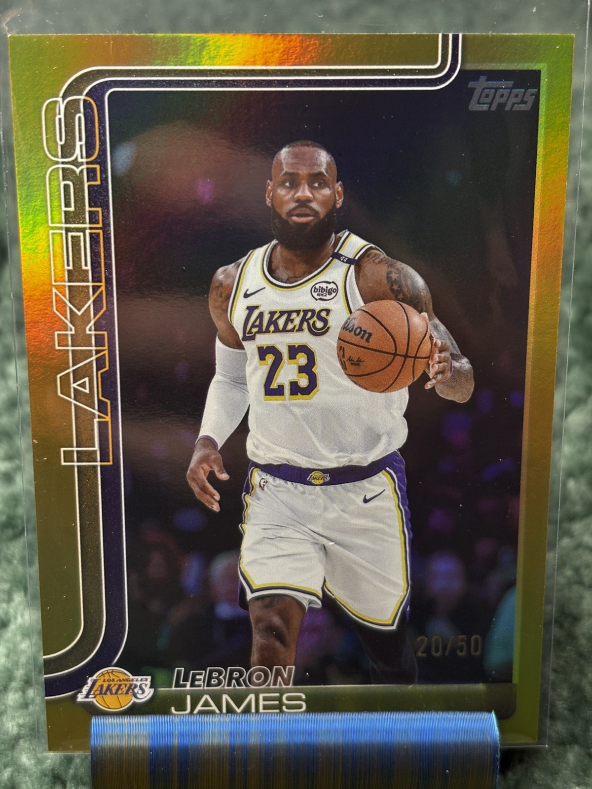 2025-26 Topps Flagship - Lebron James #150 Gold Rainbow Foil /50