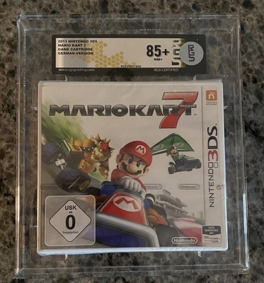 Mario Kart 7 3DS Graded 85+ NM+ RGS Grading | Nintendo 3DS Sealed Game