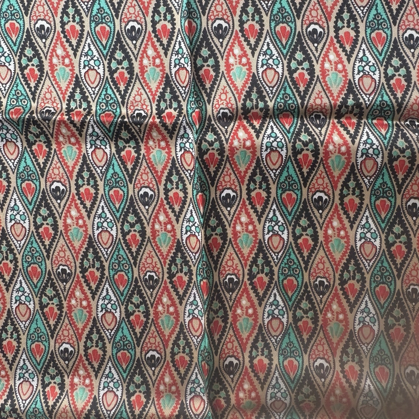 Echo Square Scarf Repeat Geometric Teardrop Patte… - image 2