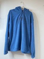 Fila Polar Fleece Hoodie Men's Size XL Blue Color Long Sleeve Pullover New Tags
