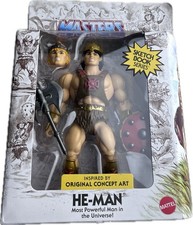 HE-MAN Masters of the Universe Origins Action Figure Sketchbook   Unpunched