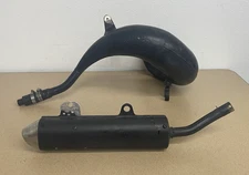 1994 - 1998 Kawasaki KX250FMF FAT BOY Full Exhaust Pipe Silencer Muffler KX 250
