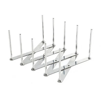 Stainless Steel Collapsible Dish Rack for Home and Outdoor Kitchen Use - Image 1 of 4