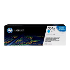 New Open Box HP 304A Cyan Original LaserJet Toner Cartridge, CC531A