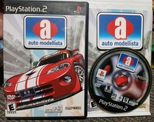 Auto Modellista (Sony PlayStation 2 PS2, 2003) Complete CIB Tested Working 
