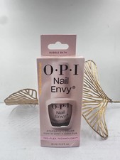 OPI Nail Envy Strengthener Tri-Flex Tech Color Bubble Bath New Formula 2023
