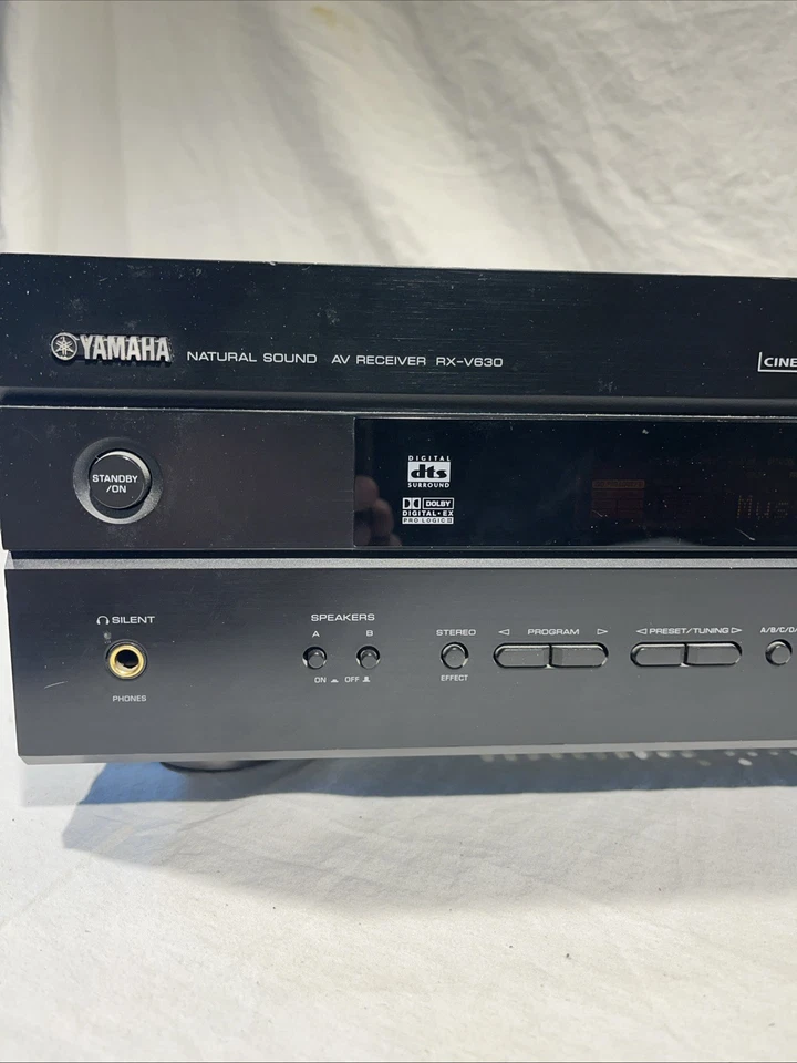 Yamaha RX-V630RDS Dolby Digital DTS 6.1 AV-Receiver Amplifier Tested and Working - Image 2 of 4
