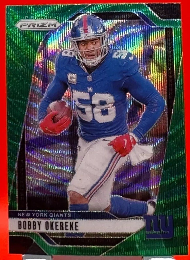 2023 Panini Prizm Green Wave Bobby Okereke Card #124