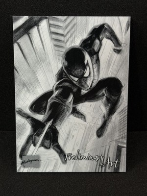2024 UD Marvel Masterpieces Grego Spider-Man Preliminary Art #85