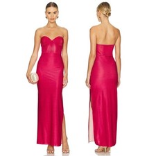 BaoBab Cam Dress Strapless Maxi Party Formal Gala Party Statement French Rose XS
