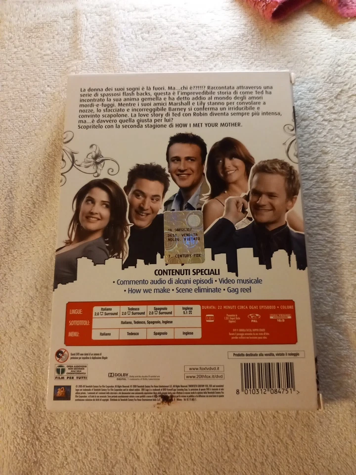 COFANETTO DVD - HOW I MET YOUR MOTHER SERIE STAGIONE 2 SERIE TV - Come Nuovo - Immagine 2 di 2