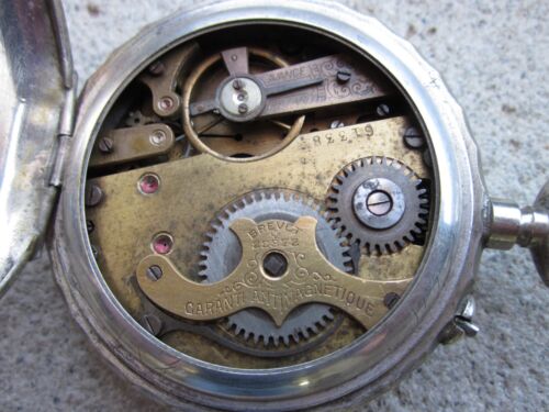 OROLOGIO DA TASCA ROSKOPF FERROVIE DELLO STATO CASSA NAVE CIPOLLA PER TASCHINO - Foto 11 di 12