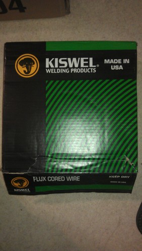 Nuevo cable de soldadura por arco con núcleo de flujo Kiswel K-71T 0,045" (1,2 mm) 33 libras - Imagen 1 de 4