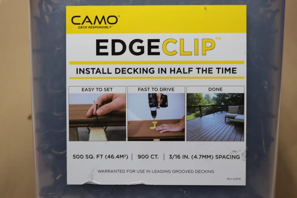 900x National Nail 0344356 Camo EdgeClip Hidden Deck Fasteners 500 SQ FT - Image 4 of 4