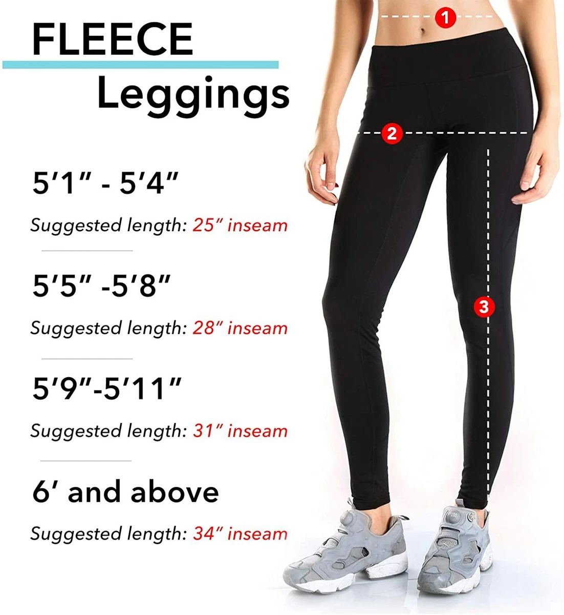 Yogipace fleece sales lined leggings