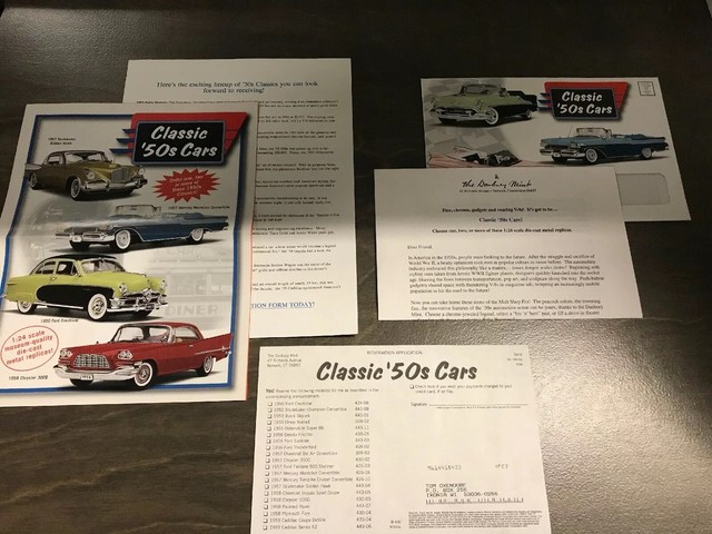 danbury mint classic cars
