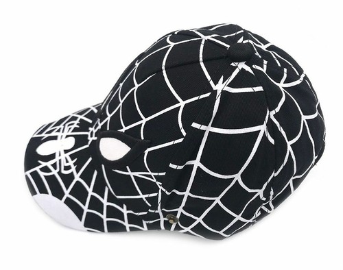 Saliva Protective Spider man Kitty Baseball Cap Kid Detachable Face Shield Hat - Picture 5 of 17