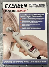 Exergen TAT-5000 Arterial Professional Temporal Scanner Thermometer, New- Sealed