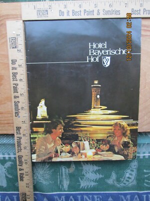hotel bayerischer HOF brochure