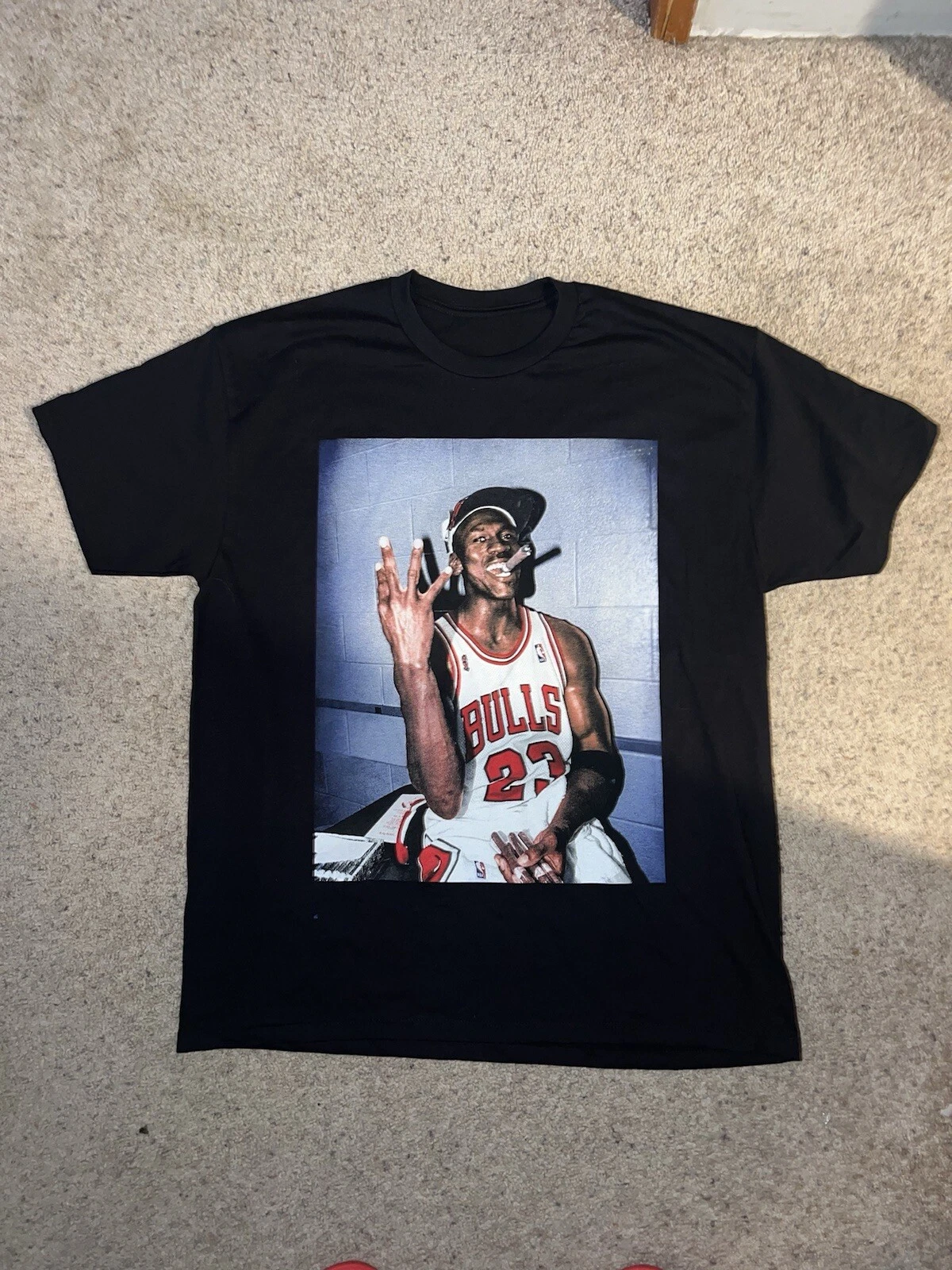 Michael Jordan Championship 4 Rings Graphic T Shirt • Sizes Small - 2XL