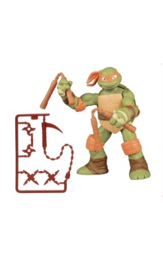 Figurine Michelangelo (Tortues Ninja) - Version Jokester & Hard Hitting Nunchuck Hero - Nickelodeon, Neuf