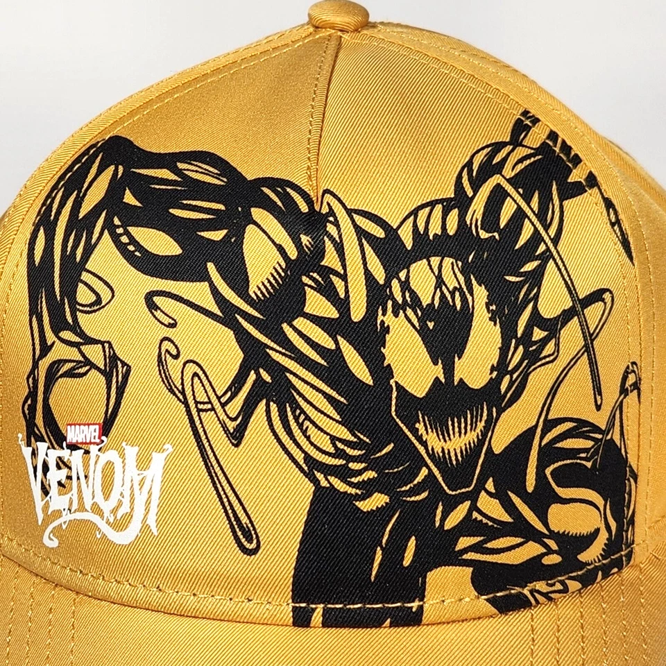 Difuzed Marvel Venom Unisex Adolescentes Gorra Snapback Cómic Amarillo ¡Nuevo con Etiquetas! Foto 4 de 4