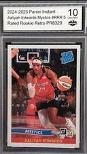 Aaliyah Edwards Rated Rookie Retro RRR-5 2024 Panini Instant WNBA PR8329 PGI 10