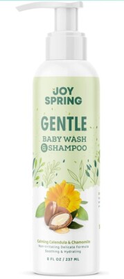 Joy Spring Gentle Natural Baby Wash & Shampoo Calming Calendula & Chamomile 
