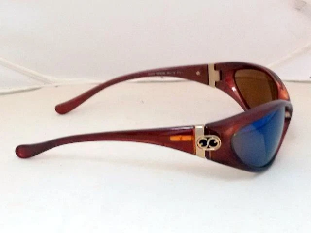 ESCADA SPORT E2024 MFM/B3 BLUE MIRROR BROWN LENS SUNGLASSES Foto 4 de 4