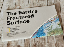 1995 National Geographic Earth's Fractured Surface Map Cartograph