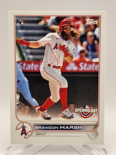 2022 Topps Opening Day Brandon Marsh Rookie Los Angeles Angels #132 - 第 1/2 張圖片